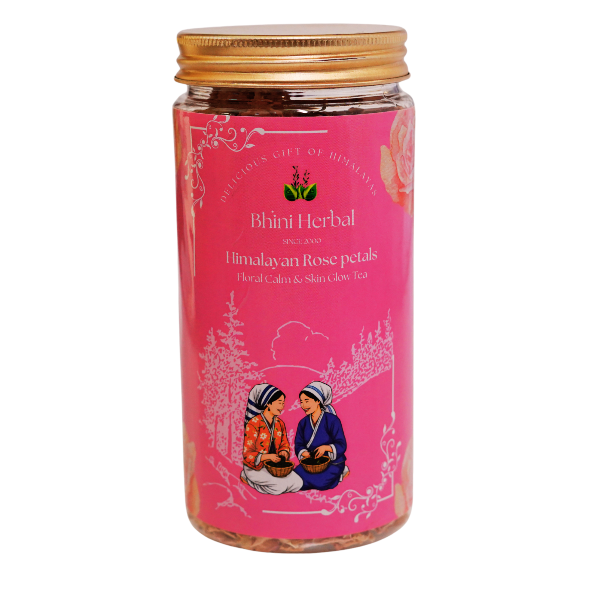 Himalayan Rose Petals (Floral Calm & Skin Glow Tea)