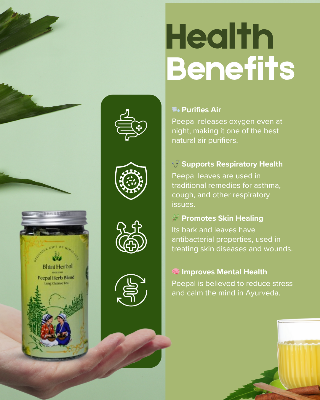 Lung Cleanse Tea (Peepal Herb Blend) - Image 2